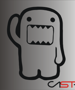Adhesivo Domo Kun