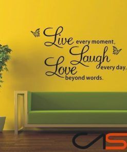 Adhesivo  Live Laugh Love