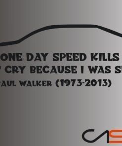 Adhesivo Paul Walker