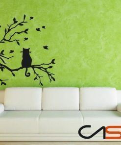 Adhesivo  Árbol gato