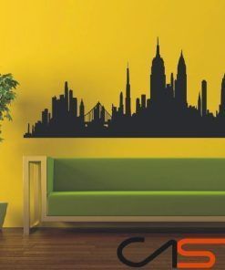Adhesivo  Skyline Nueva York