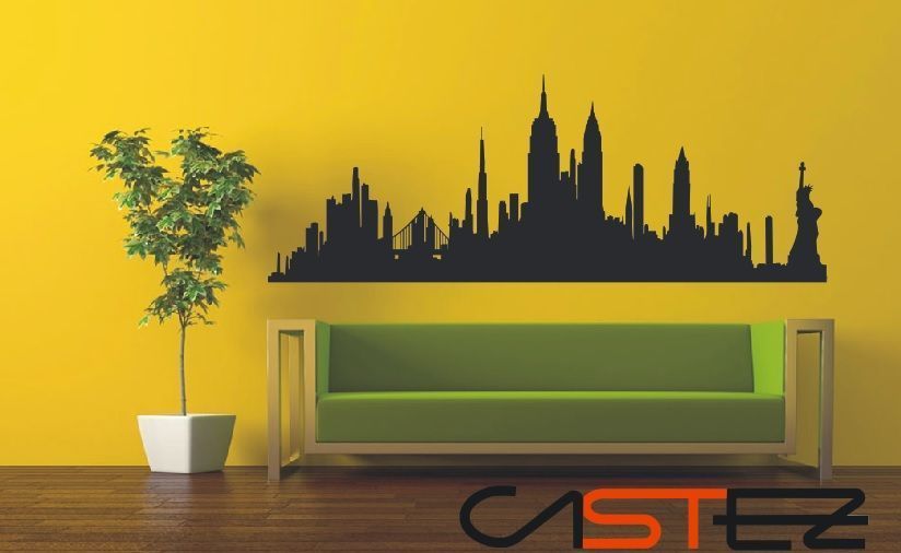 Adhesivo Skyline Nueva York