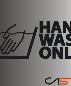 Adhesivo Hand Wash Only