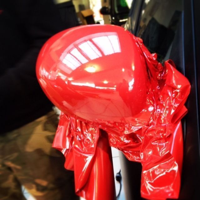 Vinilo Rojo Brillo (Coche completo) - Imagen 3
