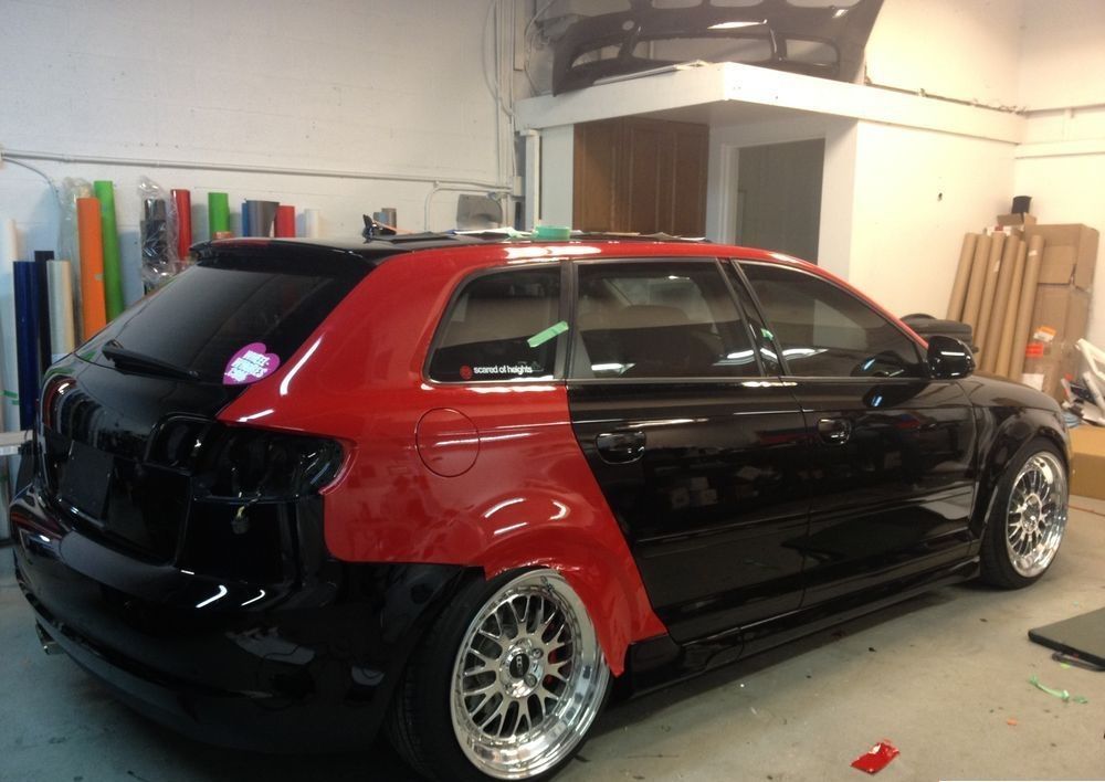 Vinilo Rojo Brillo (Coche completo) - Imagen 4