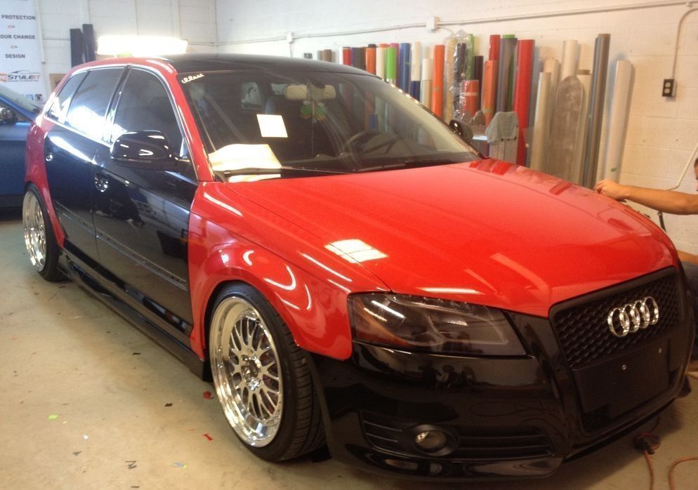 Vinilo Rojo Brillo (Coche completo) - Imagen 5