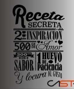 Adhesivo Receta secreta