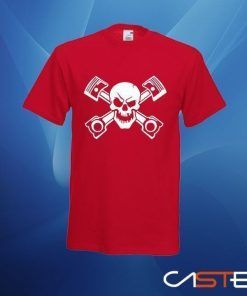 Camiseta Calavera Piston