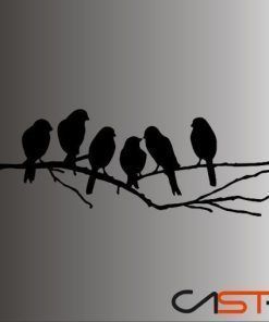 Adhesivo Pajaros Rama