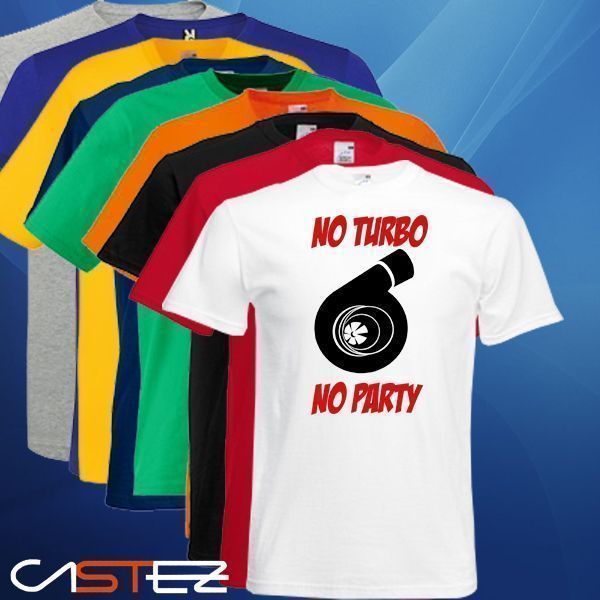 Camiseta No turbo No party