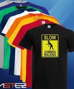 Camiseta Slow zombies walking