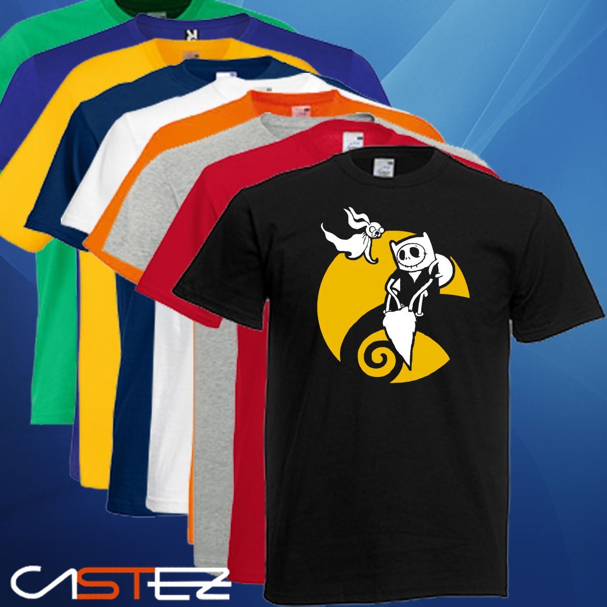 Camiseta Finn Jake parodia pesadilla antes de navidad