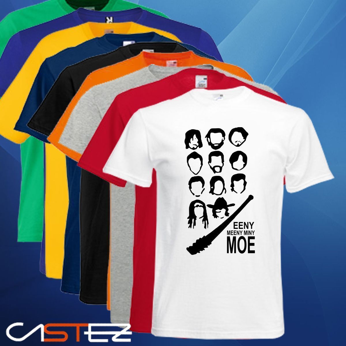 Camiseta Walking caras