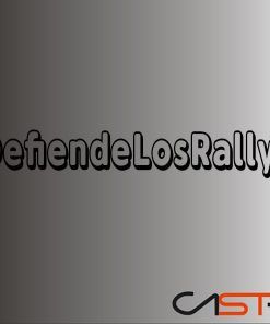 Adhesivo Defiende los Rallyes