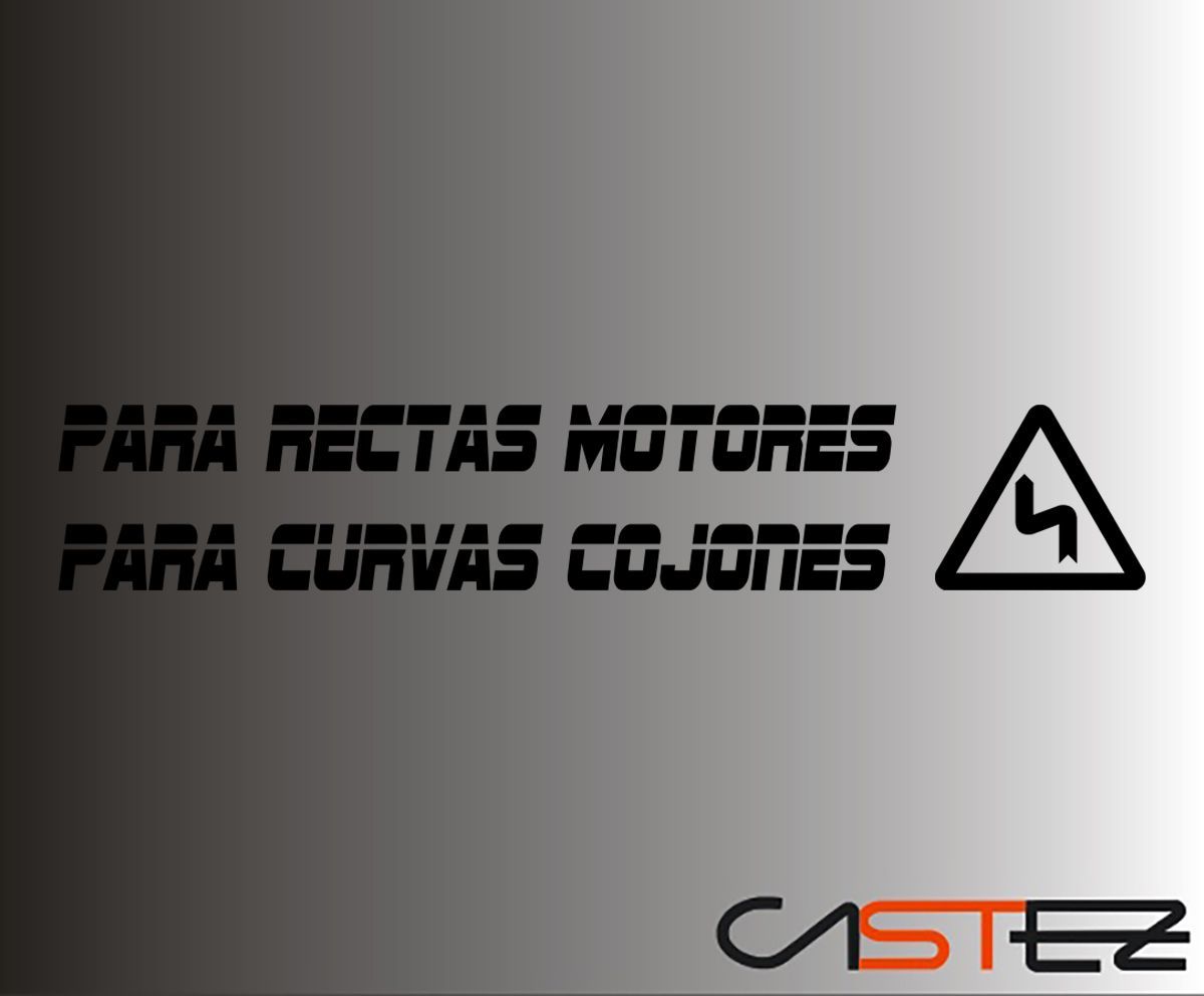 Adhesivo Para rectas motores...