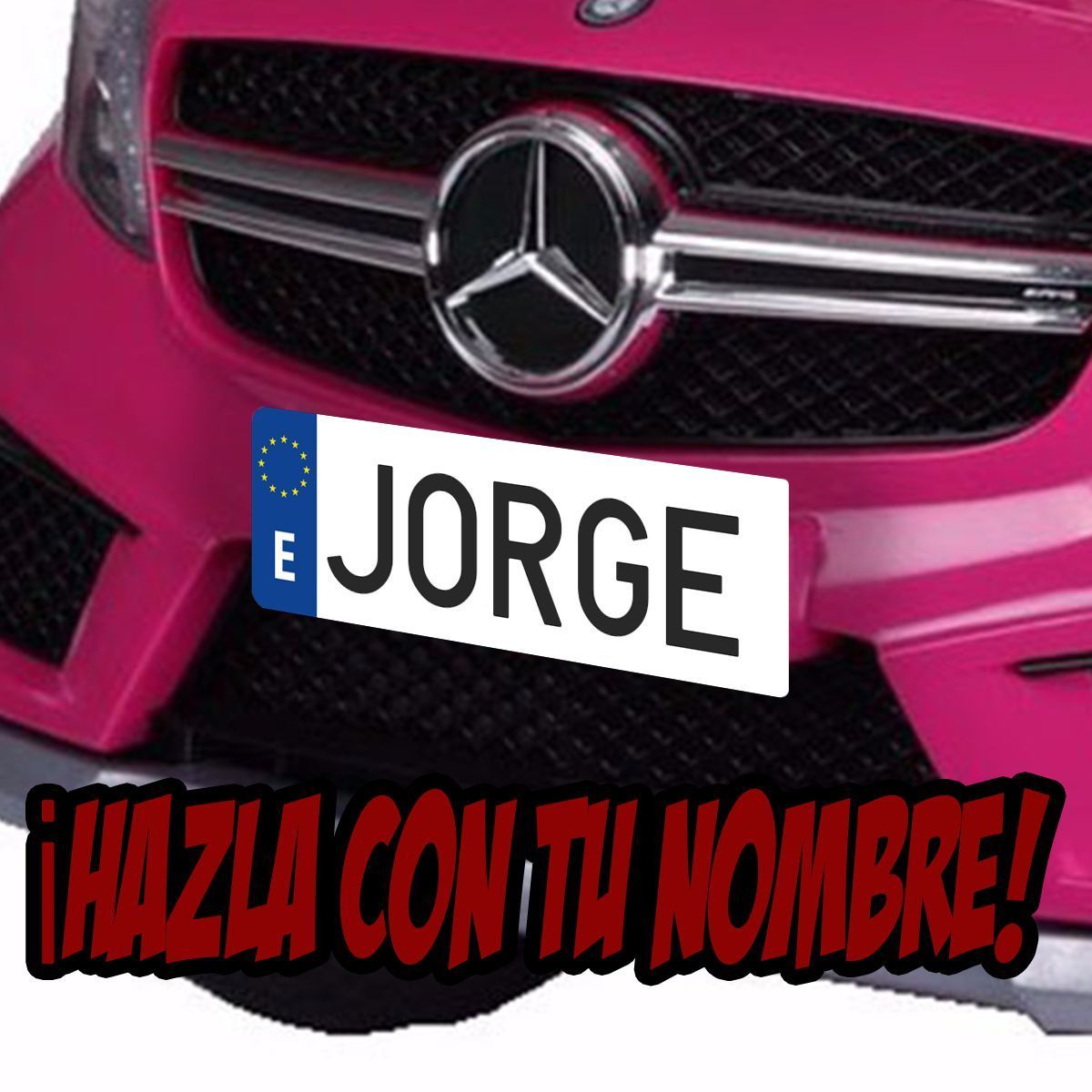 Mini Matrícula decorativa personalizada - Imagen 6