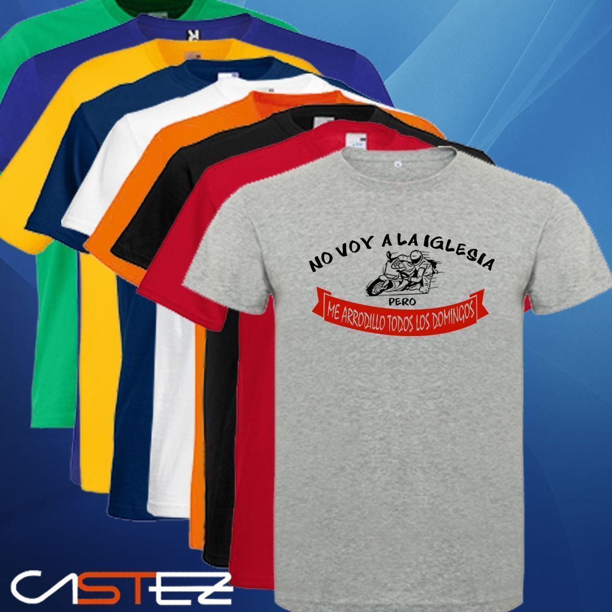 Camiseta No voy a la iglesia...
