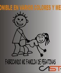 Adhesivo Fabricando mi Familia a bordo