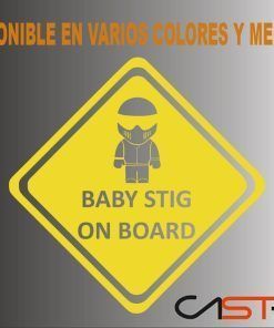 Adhesivo Bebe a bordo Stig