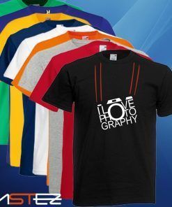 Camiseta I love photography