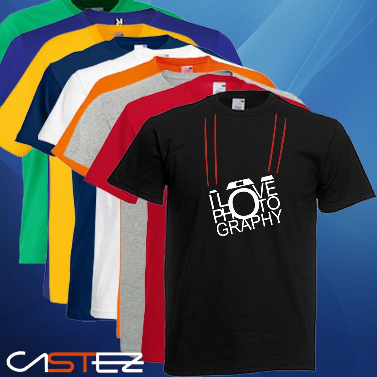 Camiseta I love photography