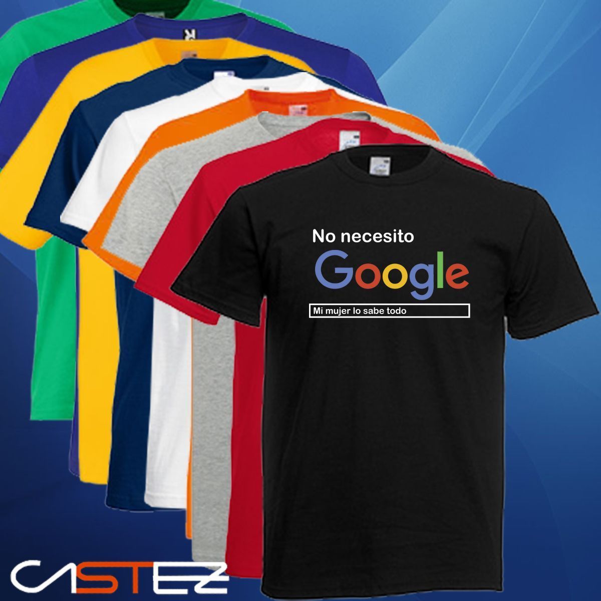 Camiseta No necesito Google