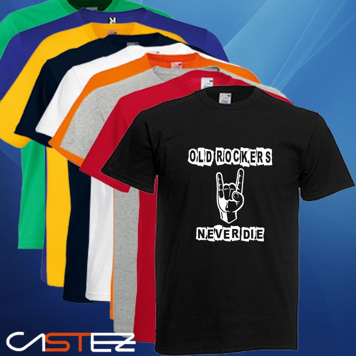 Camiseta Old Rocker Never Die