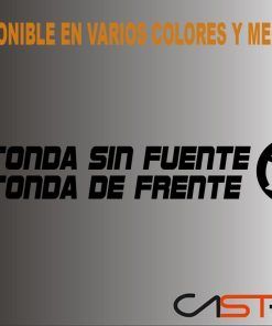 Adhesivo Rotonda de frente