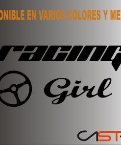 Adhesivo Racing Girl