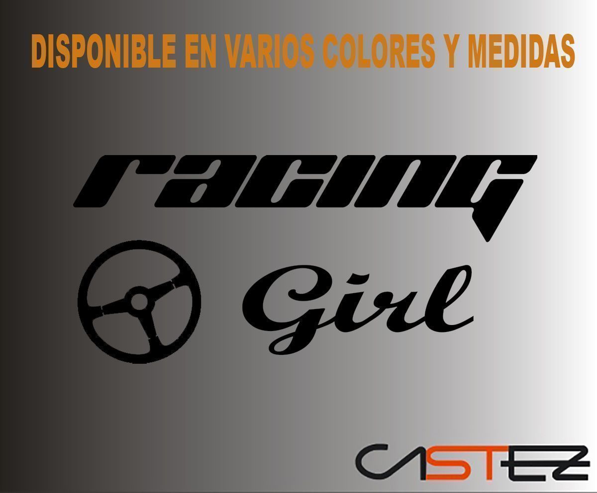 Adhesivo Racing Girl