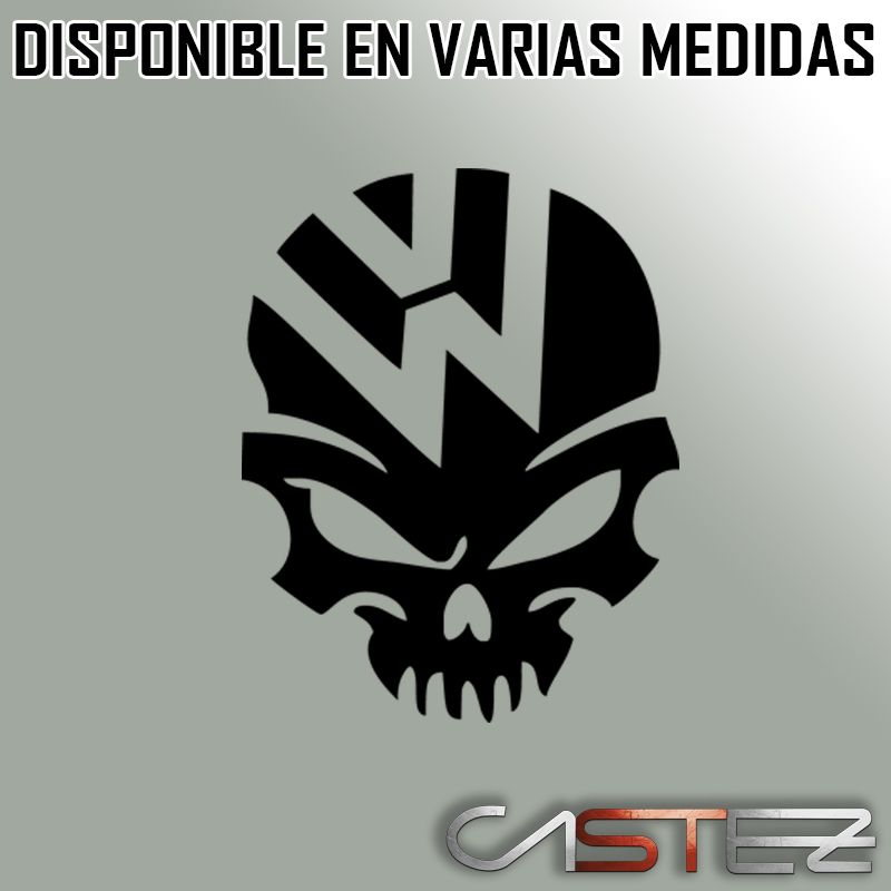 Adhesivo Calavera VW