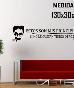 Vinilo Groucho Marx Frase