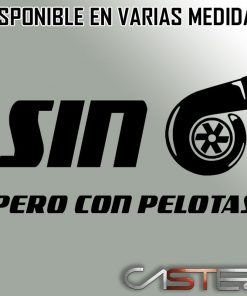 Adhesivo Sin turbo con pelotas