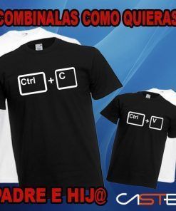 Camiseta padre hijo/a Copiar pegar