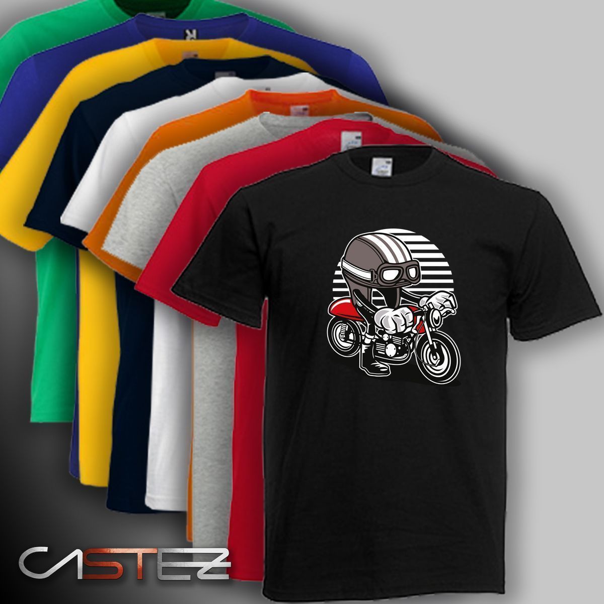 Camiseta Casco motero