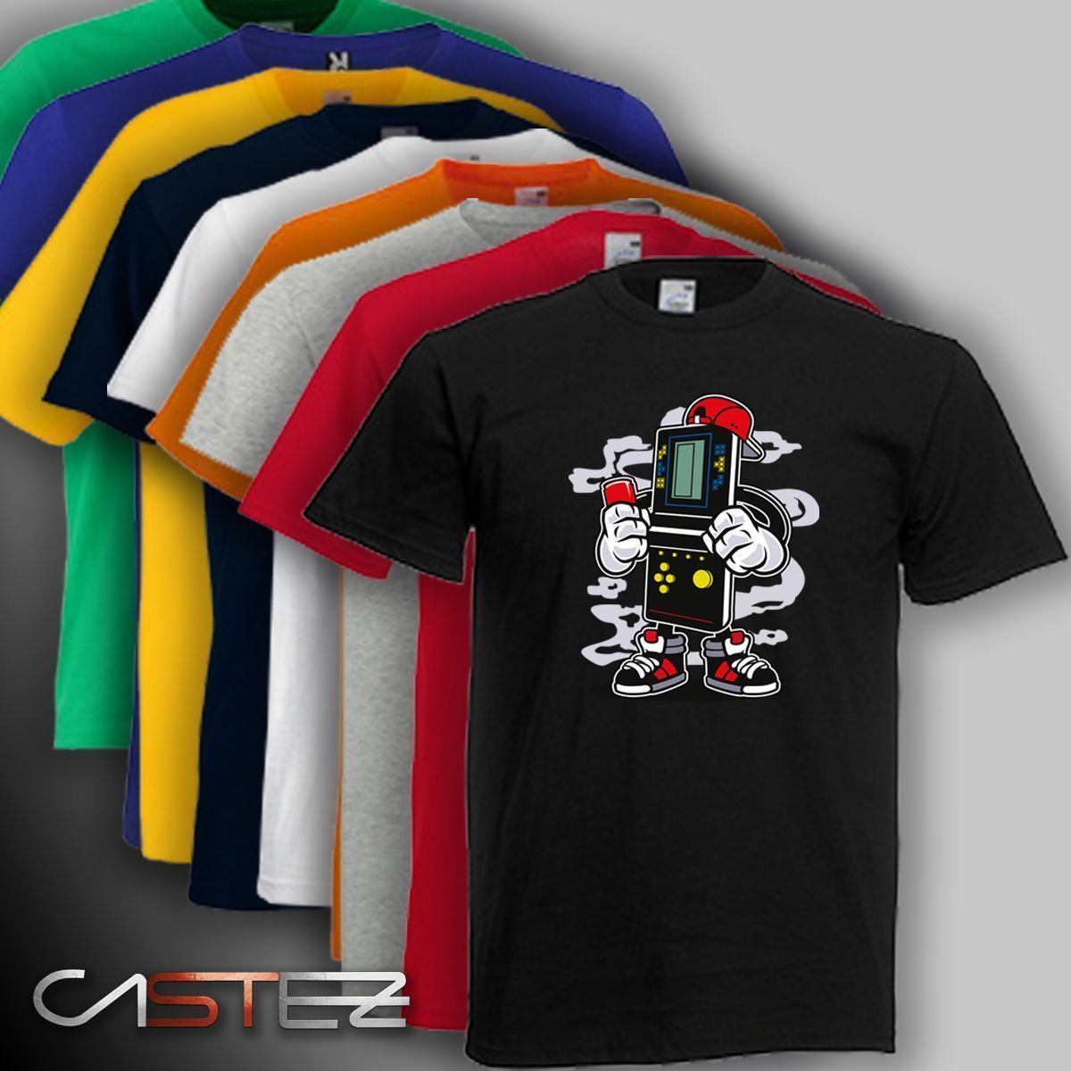 Camiseta Consola Cartoon
