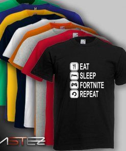 Camiseta eat sleep fortnite