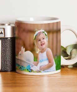 Alternative view of Taza Blanca Personalizada