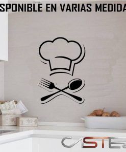 Vinilo Pared Cocina Gorro