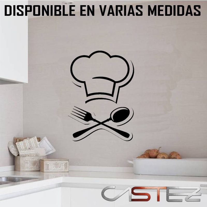 Vinilo Pared Cocina Gorro