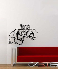 Vinilo Perro y Gato
