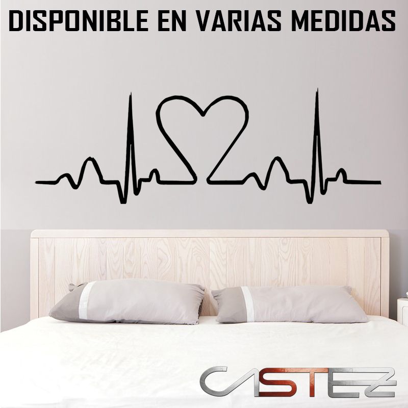Vinilo Cabecero Frecuencia Cardiaca