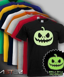 Camiseta Luminiscente Calabaza #2