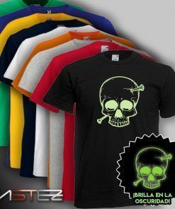 Camiseta Luminiscente Calavera #2