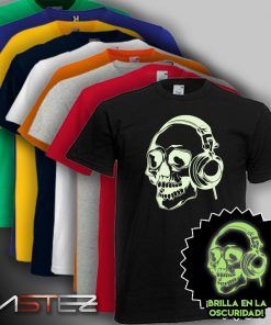 Camiseta Luminiscente Calavera #3