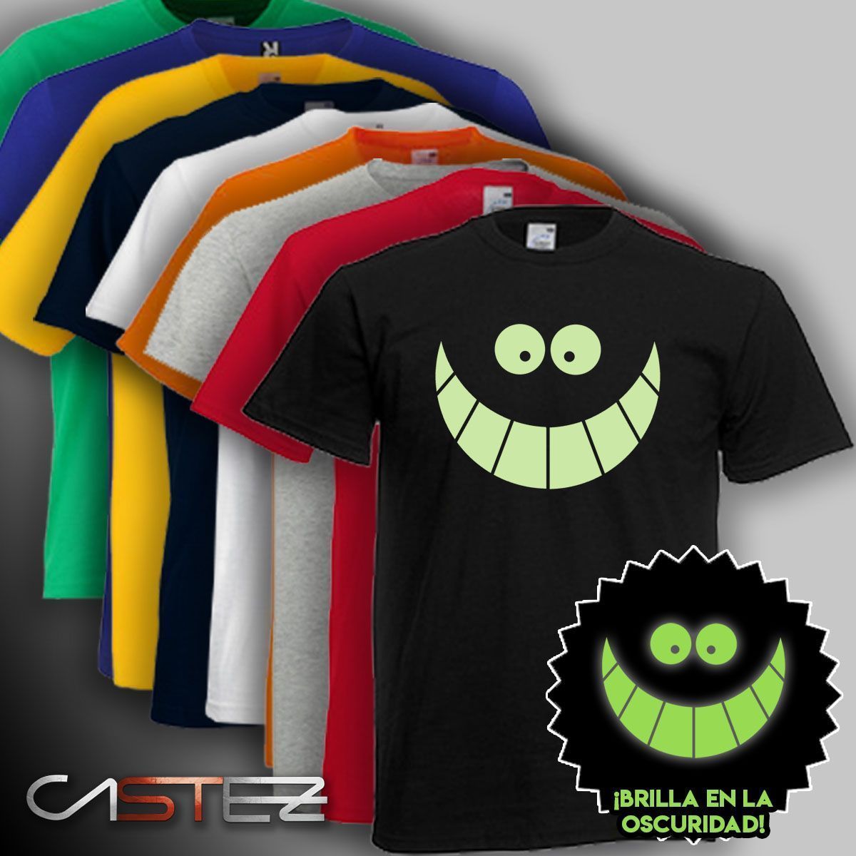 Camiseta Luminiscente Gato Alicia #2