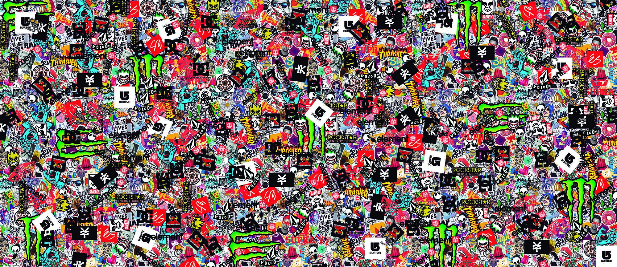 Vinilo Sticker Bomb modelo 2 - Imagen 3