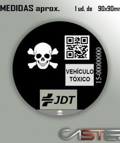 Adhesivo Vehículo Tóxico