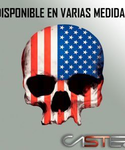 Adhesivo Calavera USA