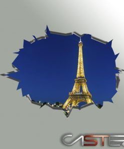 Alternative view of Vinilo Agujero Torre Eiffel